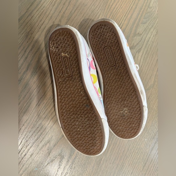 Coach Barrett Low Top Multicolor Logo Sneakers women’s size 9 - Picture 8 of 8